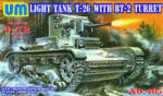 UniModels T-26 mit BT-2 Turret 1: 72 (UMT405)
