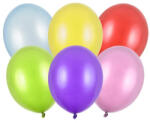 Partydeco Lufi Strong 5" (12cm-es) Latex léggömb, 100db/csomag, Metál mix, vegyes (LUFI257257)