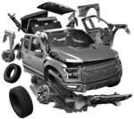 Airfix QUICKBUILD Ford F-150 Raptor - Grey (J6053)