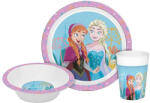 Euroswan Disney Jégvarázs Enchanted étkészlet, micro műanyag szett Dobozban (EWA840425) - kidsfashion