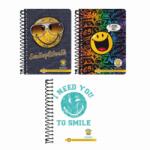 Herlitz Caiet A6 200f Spirala Patratele Smiley World (11226172)