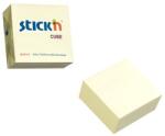 Hopax Cub notes autoadeziv 76 x 76 mm, 400 file, Stick"n - galben pastel (HO-21072)