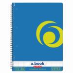 Herlitz Caiet A4 80f Spirala Patratele Perforat Albastru Intens (11365582)