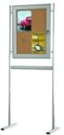  AVIZIER CU STATIV DE EXTERIOR PLUTA 9xA4 CU CHEIE (590138)