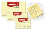 Kores Notes Adeziv 50x75 mm Galben Pal 100 File Kores (KO46057)