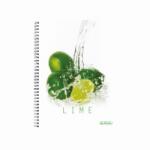 Herlitz Caiet A4 70f Spirala Patratele Fresh Fruit Lime (11291697)