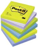 Post-it NOTES AUTOADEZIV POST-IT MINT 76X76 mm, 6 culori neon/set (96002245)
