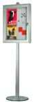  AVIZIER CU STATIV DE EXTERIOR MAGNETIC+PLUTA 6xA4 CU CHEIE (590135)