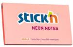 Hopax Notes autoadeziv 76 x 127 mm, 100 file, Stick"n - corai neon (HO-21170)