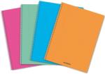Aurora Caiet cu spirala, A4, 60 file - 80g/mp, coperta PP transparent color, AURORA - dictando (2960PPT) - officeclass