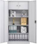 Plus Mobilier Fiset metalic Premium Asamblat 3 rafturi si seif 900x400x1800 mm (LxlxH), 60 kg/polita, PLUS (98115026) Dulap arhivare