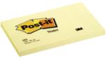 Post-it NOTES AUTOADEZIV POST-IT 127x76 mm, galben pastel (96002240)