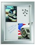  AVIZIER DE EXTERIOR MAGNETIC 4xA4 CU CHEIE (590122)