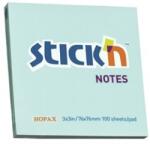 Hopax Notes autoadeziv 76 x 76 mm, 100 file, Stick"n - albastru pastel (HO-21149)