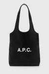 APC A. P. C. táska tote ninon small fekete, PUAAT. M61861 - fekete Univerzális méret
