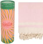 Hello Towels памучна кърпа, Пепел от рози / Зелено