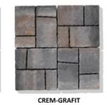 Elpreco Pavaj Calimera Crem-Grafit 40x40x6 cm (ELP-C10106146410)