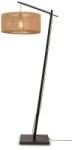 IT'S ABOUT ROMI Lampa de podea eco din iuta Iguazu 50cm negru/ natur (IGUAZU/F/AD/B/5022/N)