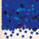 Amscan Confetti - stele albastre