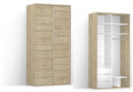 BRW Гардероб FLEX 120 / 66 / 240 см дъб сонома (26/120-66-240/dub-sonoma/flex/brw)