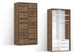 BRW Гардероб FLEX 120 / 66 / 240 см манастирски дъб (28/120-66-240/dub-monastery/flex/brw)
