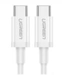 UGREEN Cablu alimentare si date Ugreen US264 fast charging USB Type-C la USB Type-C 1m alb (60518)