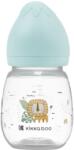 KikkaBoo Бебешко шише с широко гърло Kikkaboo Clouds - Savanna, 180 ml, Mint (31302020096)