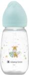 KikkaBoo Бебешко шише с широко гърло Kikkaboo Clouds - Savanna, 310 ml, Mint (31302020100)