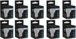 EDO Lighting Solutions Set de 10x FARI LED GU10 GU10 7.5W 6500K rece CW 700lm 120st EDO777436 Edo Solutions