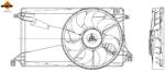 NRF Ventilator, radiator NRF 470112 (470112) - automobilus