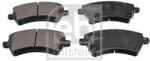Febi Bilstein set placute frana, frana disc FEBI BILSTEIN 16539 (16539)