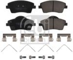 Febi Bilstein set placute frana, frana disc FEBI BILSTEIN 180229 (180229)