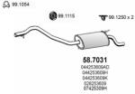 ASSO Toba esapament finala ASSO 58.7031 - automobilus
