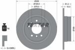 TEXTAR Disc frana TEXTAR PRO 92042303 (92042303)