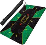 NewGen póker asztalterítő NewGen, gumírozott, 200x90, fekete/zöld