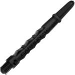 Harrows Dart szár Harrows Carbon ST fekete, fekete gyűrűvel, hosszú