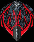 Winmau Dart toll Winmau Prism Alpha Grey & Red Flight