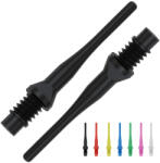 BULL'S Tufflex műanyag hegy, 6mm(2BA), ZÖLD, 1000db/csomag