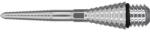 TARGET Dart Hegy Target Titanium Grooved 2ba-s Cserélhető Fémhegy, Ezüst, 30mm