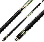 Predator Billiard dákó, Pool, Predator Truesplice-16 GEN2, ebony, Radial, 314-3 Shaft, black Ring, RAD