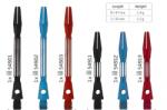 Bull's darts szár Split Alu hosszú piros