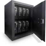 GST Tresor Maroklőfegyver-tároló szekrény FCS 8 fegyverkazettával