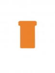 Djois T-cards, din hartie, 100buc/set, format 2 - (85 x 48mm, top 60mm) - orange (DJ-2554822300)