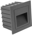 2R LED STAIR 2W lépcsővilágító lámpatest fekete (L010205002)