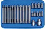 BGS technic 22 részes Ribe bit készlet normál és hosszított (BGS-5013)