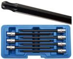 BGS technic 7 részes 1/4" T-torx gömb fejű bit dugókulcs készlet 130 mm hosszú dobozban (BGS-8618) (BGS-8618)