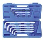 BGS technic 10 részes hajlított gömb végű imbuszkulcs készlet, HOSSZÚ 3x130 -17x340 mm (BGS-795) (BGS-795)