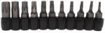 BGS technic 11 részes T-torx bit készlet, torx, 1/4" (BGS-784) (BGS-784)