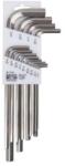 Bahco Set of long ball end stainless steel hexagon offset screwdrivers, inch, 13 pcs (BE-9785I)