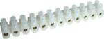 Tracon Electric Flexibilis sorozatkapocs, U profil, 12 tag, natúr 2, 5mm2, 450VAC, 16A, PE (S3A-U)